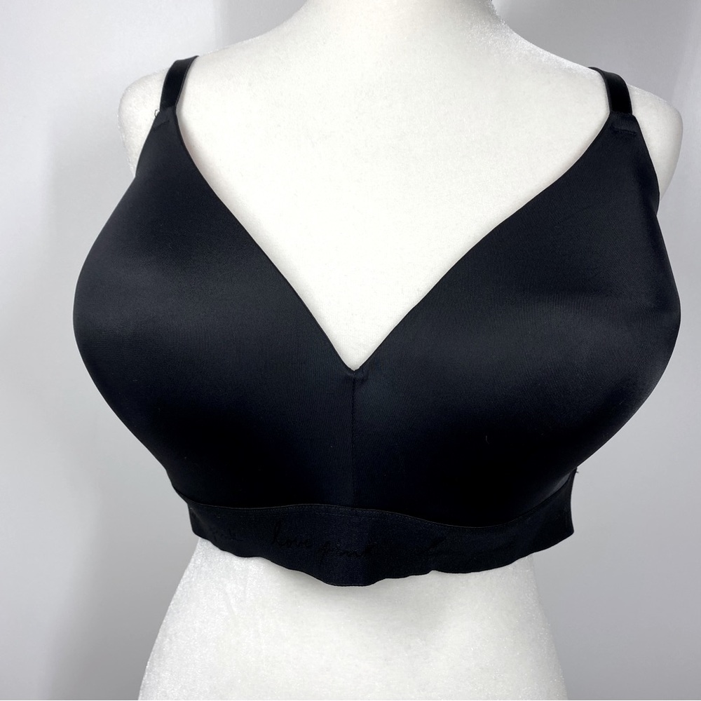 Pink By Victoria Secret Bra 38DDD Black